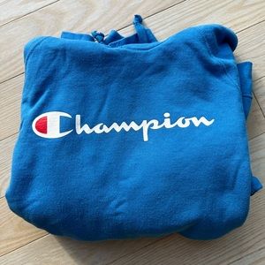 Champion blue hoodie